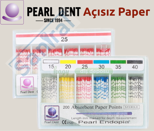 Pearl Endo Paper Points Açısız