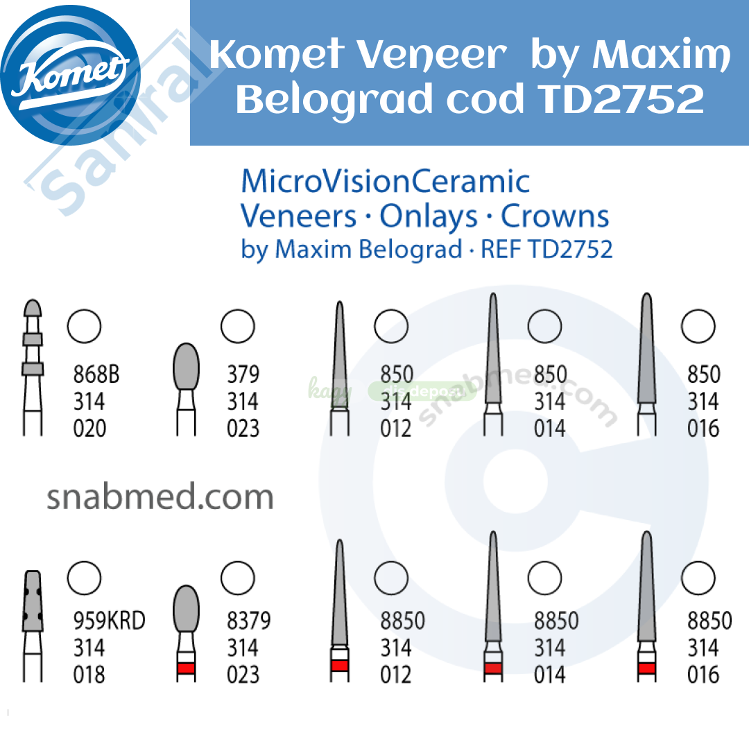 Komet Veneer  by frez Maxim Belograd cod TD2752