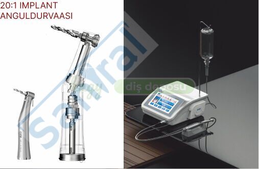 Woodpecker İmplant-X Işıklı Fizyodispanser + 20:1 İmplant Anguldurvası