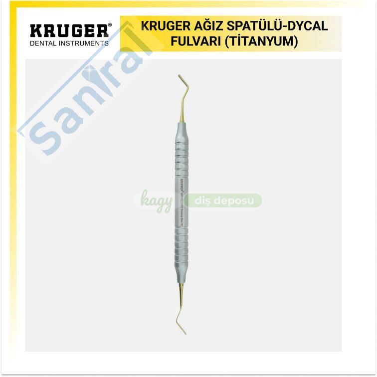 KRUGER AĞIZ SPATÜLÜ-DYCAL FULVARI (TİTANYUM)