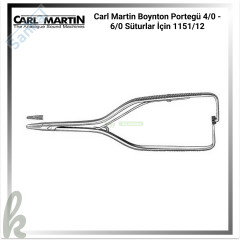 Carl Martin Boynton Portegü 4/0 - 6/0 Süturlar İçin 1151/12