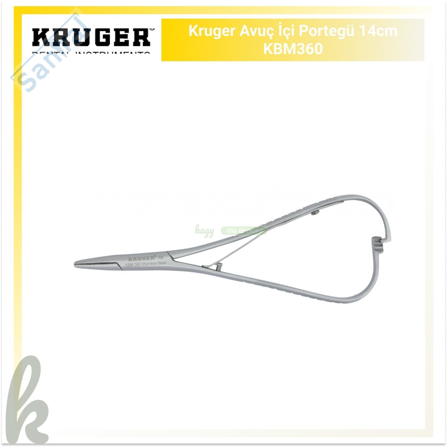 Kruger Tungsten Avuç İçi Portegü 14cm KBM360