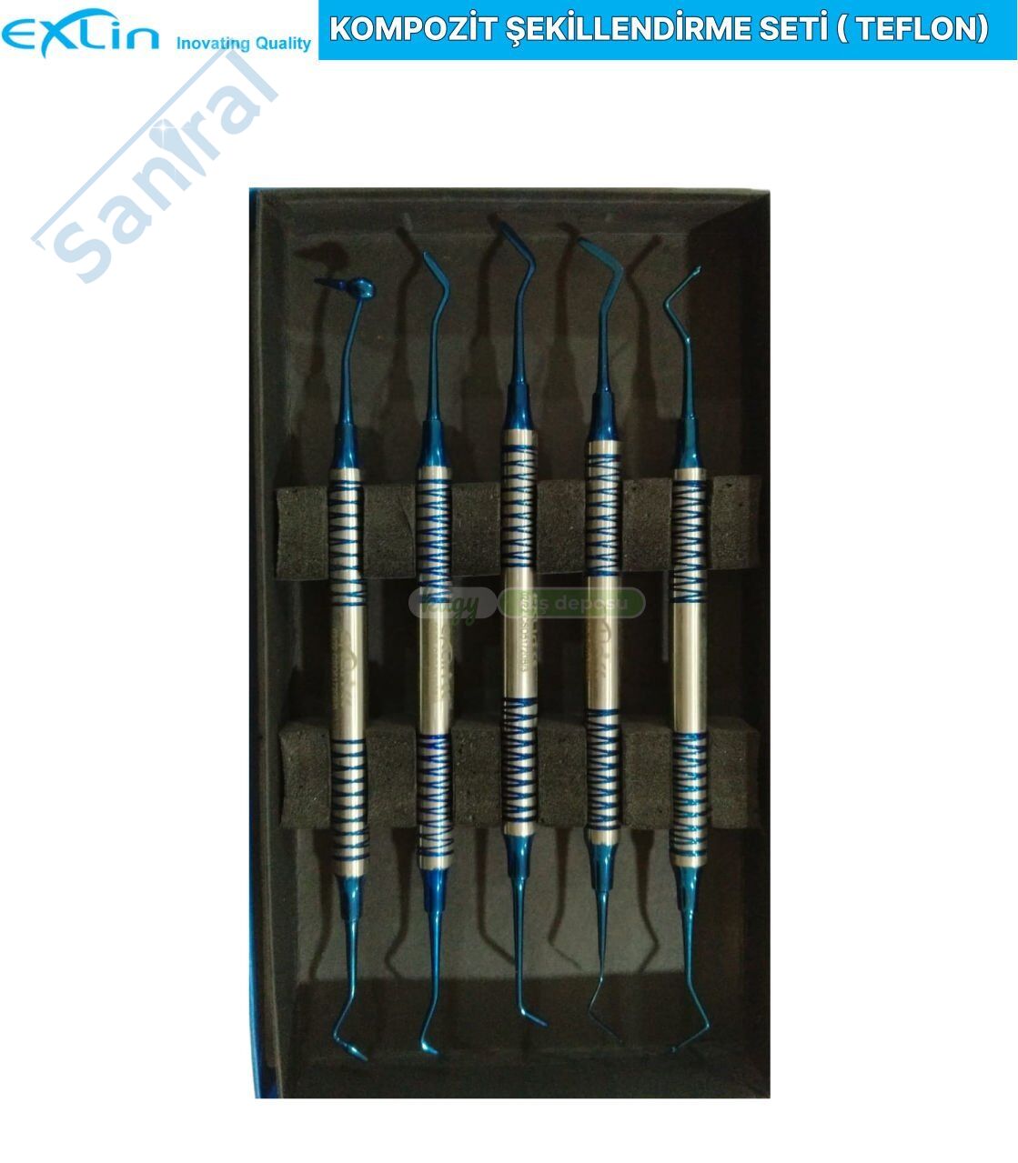 EXLİN KOMPOZİT ŞEKİLLENDİRME SETİ ( TEFLON)