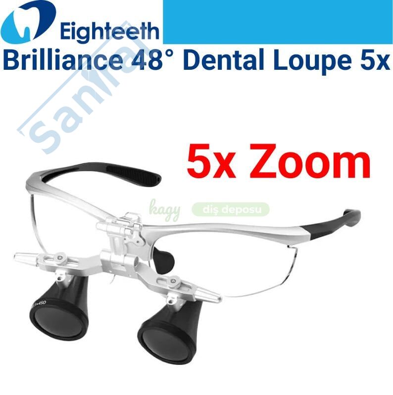 Eighteeth Brilliance 48 Dental Loupe 5x